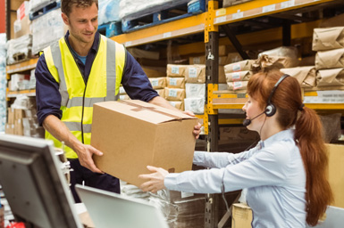 Woman Working in Supply Chain Management