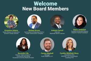 The Nashville State Community College Foundation has appointed seven new members to its Board of Trustees for the 2025–2026 term.