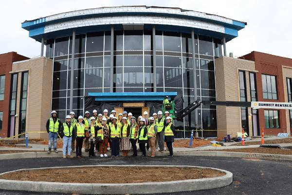 Local leaders recently toured the Dickson County Center for Higher Education, the future home of Nashville State Community College’s Dickson campus and healthcare-related TCAT Dickson programs.
