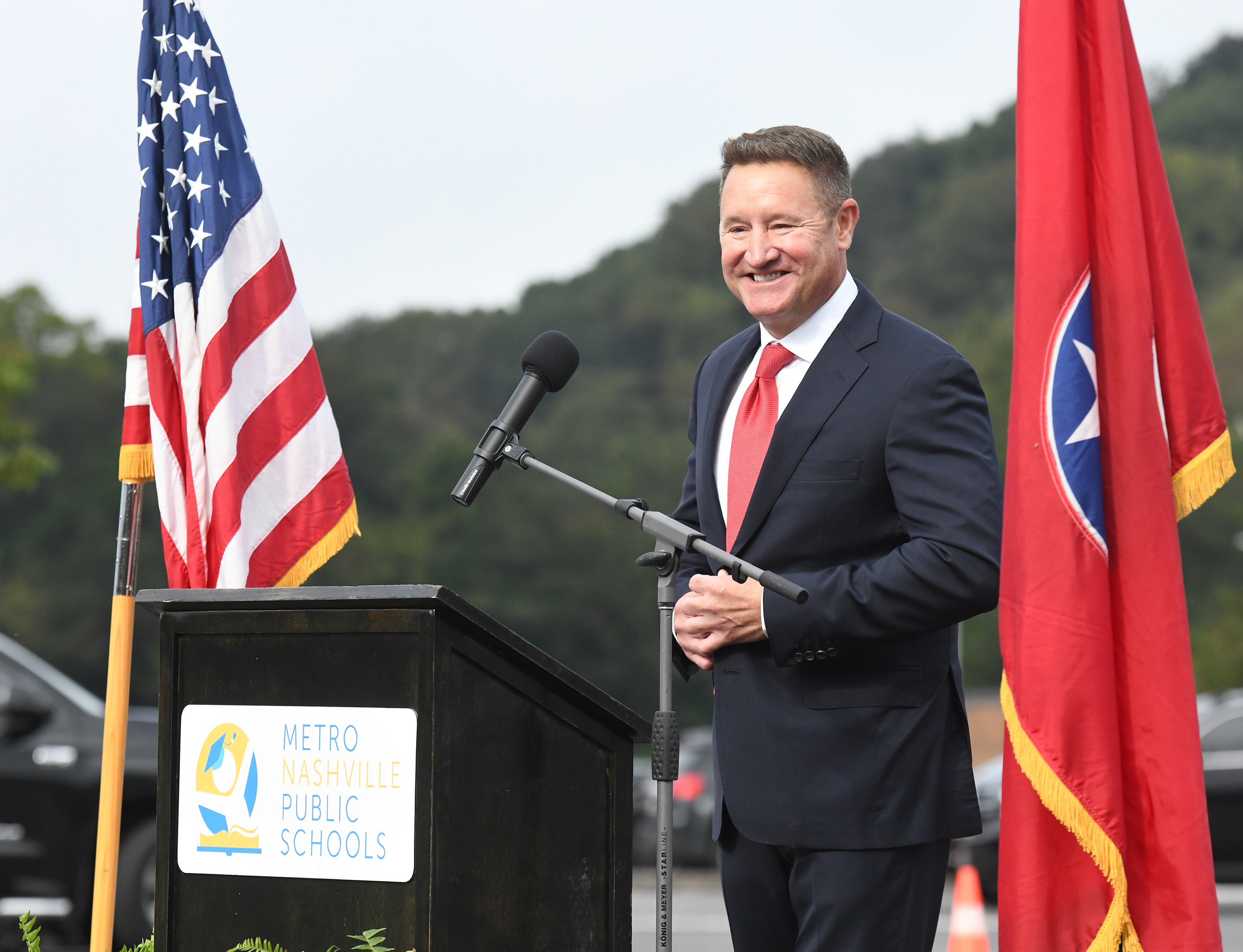 PNC Regional President for Tennessee Mike Johnson. Credit: Shelley Mays, Metro Nashville Public Schools
