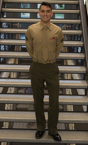 Marine Corp veteran Ian Carranza