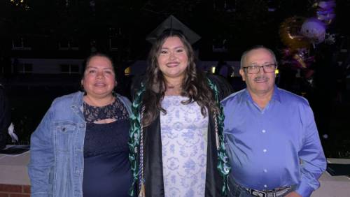 Maria Figueroa graduated from Early College High School with an Associate of Science in Health Sciences degree.