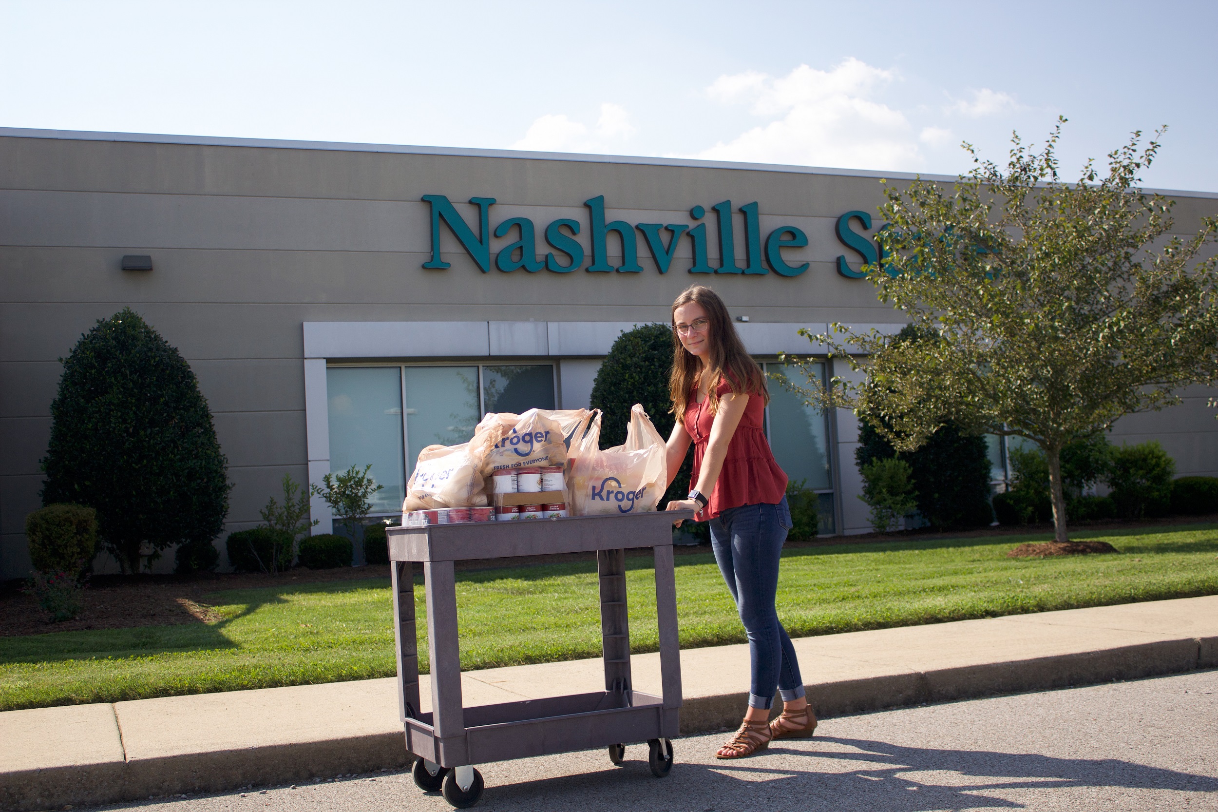 Kroger supporting Nashville State Community College students through a sizable donation to the Campus Cupboard