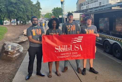In late April, students from Nashville State faced off against others from around the state at the annual SkillsUSA Tennessee State Leadership and Skills Conference.