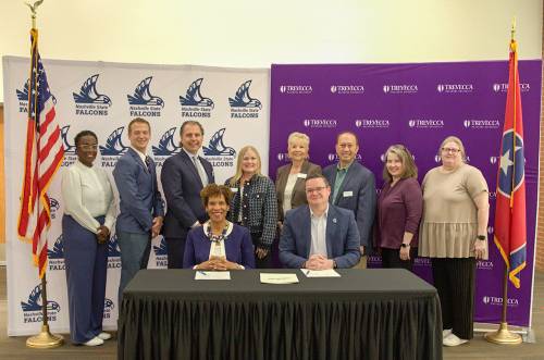 Nashville State and Trevecca have partnered to expand bachelor’s-level nursing education for Middle Tennessee students.  Beginning with the next admission cycle, Trevecca will reserve 10 seats in each entering cohort of its Bachelor of Science in Nursing (BSN) program for qualified Nashville State Health Sciences graduates.